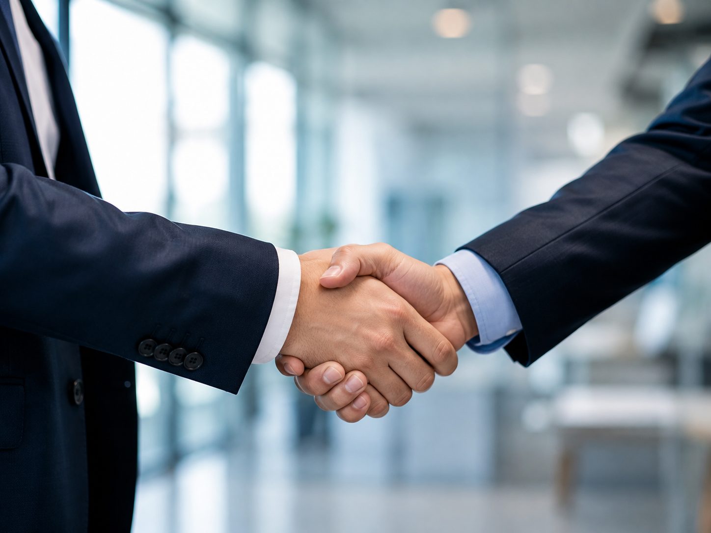 Partnership handshake